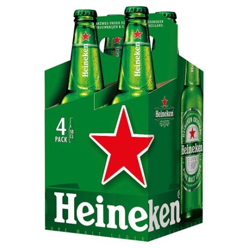 Heineken minőségi világos sör 5% 0,5l Üveges 