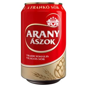 Arany Ászok világos sör 4,3% 0,33l dobozos-drs