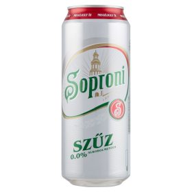 Soproni Szűz alkoholmentes világos sör 0,5l 0,0% dobozos