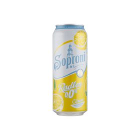 Soproni zéró 0,0% citrom 0,5 dobozos