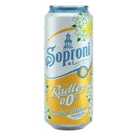 Soproni zéró 0,0% Bodza-Citrom 0,5 dobozos