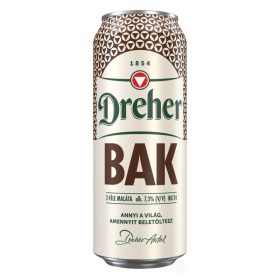 Dreher Bak minőségi barna sör 0,5l dobozos 