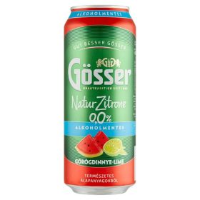   Gösser Natur Zitrone görögdinnye-Lime ízű alkoholmentes sör 0,5l dobozos