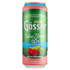  Gösser Natur Zitrone málna-rebarbara ízű alkoholmentes sör 0,5l dobozos