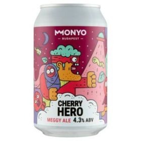   Monyo Cherry HerobMegfy ALE szűretlen sör 0,33 L dobozos 4,3%