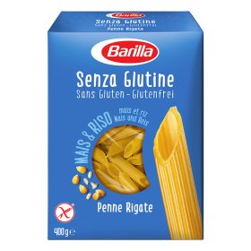   Barilla tojás nélküli tészta 400 g penne rigate, gluténmentes