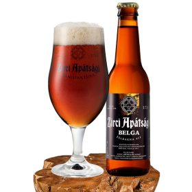   Zirci Apátsági Belga Szüretlen Félbarna Sör 0,33l üveges 