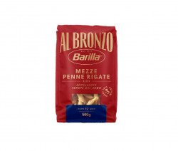 Barilla al bronzo mezze penne rigate Tészta 500g
