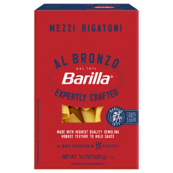 Barilla Bronzo Mezzi Rigatoni Tészta 400g
