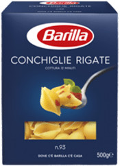 Barilla Conchigliette Tészta 500g