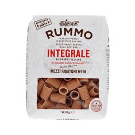   Rummo teljeskiörlésű Mezzi Rigatoni durumbúza Tészta 500g